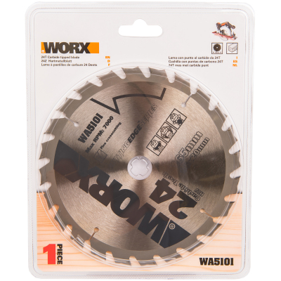 Изображение товара Пильный диск Worx твердосплавный 24T TCT 165х1,6х20 мм
