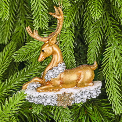 Изображение товара Игрушка ёлочная Kurt S. Adler олень 10 см для праздничного декора