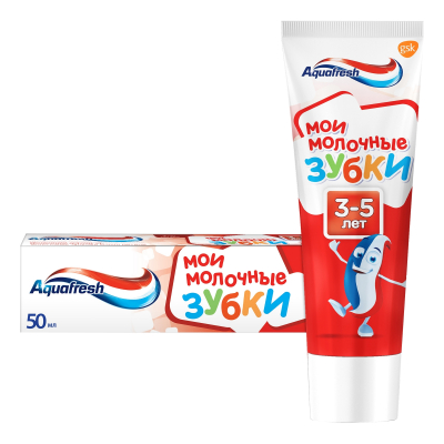 Изображение товара Детская зубная паста Aquafresh Мои молочные зубки 50 мл для детей от 3 лет