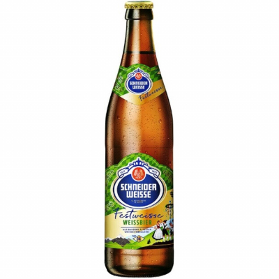 Изображение товара Пиво янтарное Schneider Weisse TAP 04 Mein Festweisse нефильтрованное, 0.5 л Изображение товара Пиво янтарное Schneider Weisse TAP 04 Mein Festweisse нефильтрованное, 0.5 л