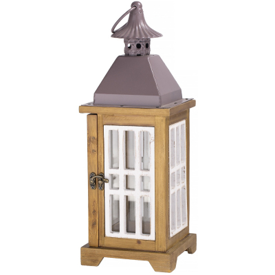 Изображение товара Подсвечник-фонарь Glasar 15x15x41 см классический дизайн декоративный аксессуар