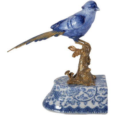 Изображение товара Держатель для книг Glasar птица 26x11x22 см стильный аксессуар для интерьера