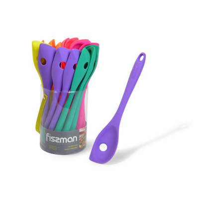 Изображение товара Ложка Fissman Iris с отверстием, в ассортименте, 27 см