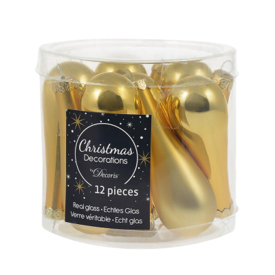 Изображение товара Набор игрушек на елку Kaemingk 7.5см 12шт