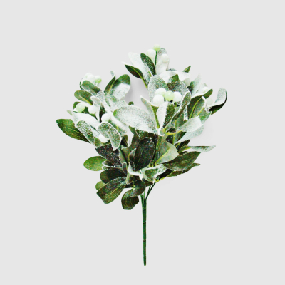 Изображение товара Букет с листьями Конэко-О искусственный зелёный, белый