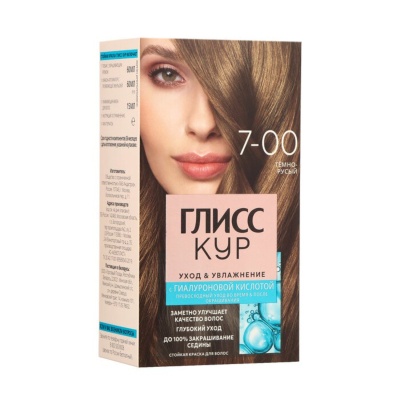 Изображение товара Краска для волос Глисс Кур 7-00 Темно-русый