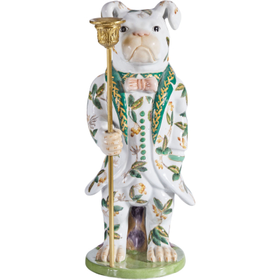 Изображение товара Подсвечник Glasar собачка 14х14х35 см