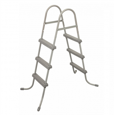 Изображение товара Лестница для бассейна Bestway серого цвета, 107 см, надежная и безопасная Изображение товара Лестница для бассейна Bestway серого цвета, 107 см, надежная и безопасная