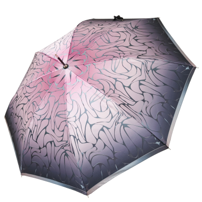 Изображение товара Женский зонт-трость Fabretti Сатин UFJ0026-5 розовый с полуавтоматическим механизмом