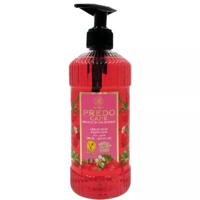 Изображение товара Жидкое мыло Predox Чудесная Клубника 500 мл для рук и тела Изображение товара Жидкое мыло Predox Чудесная Клубника 500 мл для рук и тела