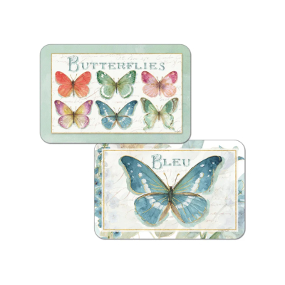 Изображение товара Подставка сервировочная Радужные бабочки Conimar 43.5x28.6 см полипропилен