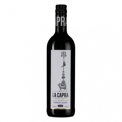 Изображение товара Красное сухое вино La Capra Pinotage 0, 75 л - насыщенный аромат и мягкий вкус Изображение товара Красное сухое вино La Capra Pinotage 0, 75 л - насыщенный аромат и мягкий вкус