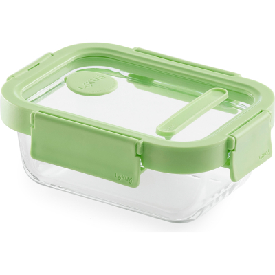 Изображение товара Контейнер Lekue стеклянный зелёный 370 мл Изображение товара Контейнер Lekue стеклянный зелёный 370 мл