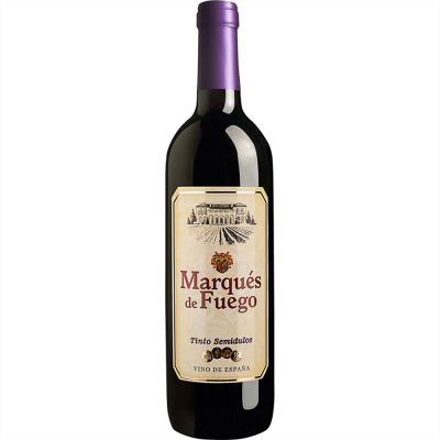 Изображение товара Вино красное полусладкое Marques de Fuego Tinto Semidulce 0,75 л