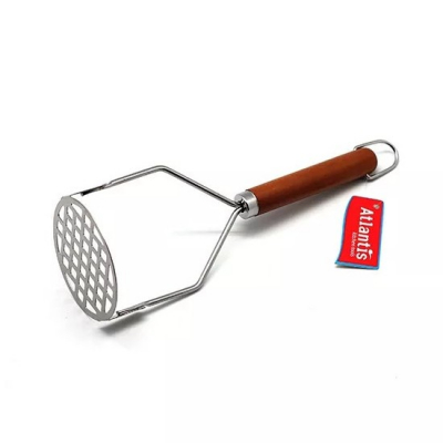 Изображение товара Картофелемялка Atlantis Faisca из нержавеющей стали с деревянной ручкой