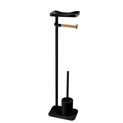 Изображение товара Гарнитур для туалета Ridder Albany черный 21х15х77,5 см