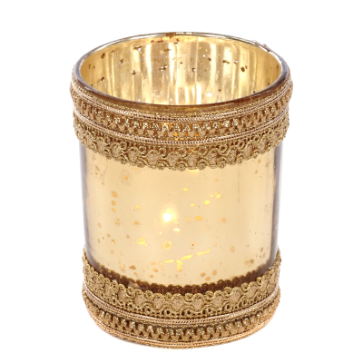 Изображение товара Подсвечник Goodwill deco Trim золотой 10 см