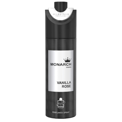 Изображение товара Парфюмированный дезодорант Milestone Monarch Paris vanilla rose 200 мл Унисекс Изображение товара Парфюмированный дезодорант Milestone Monarch Paris vanilla rose 200 мл Унисекс