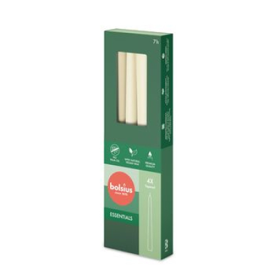 Изображение товара Свечи столовые Bolsius 245/24 мм, 4 шт мягкий жемчуг