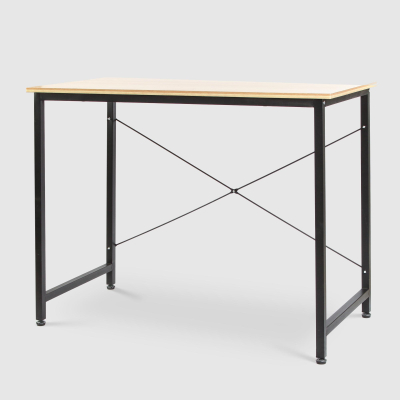 Изображение товара Стол рабочий City Furniture бежевый с черным 100х50х76,5 см