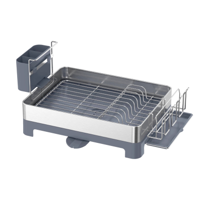 Изображение товара Сушилка для посуды Zalger из нержавеющей стали и пластика 51х32х24,6 см