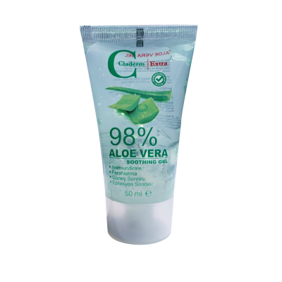 Изображение товара Гель для лица и тела Claderm 98% Aloe Vera Soothing gel / 98% Алоэ Вера Успокаивающий и Увлажняющий 50 мл