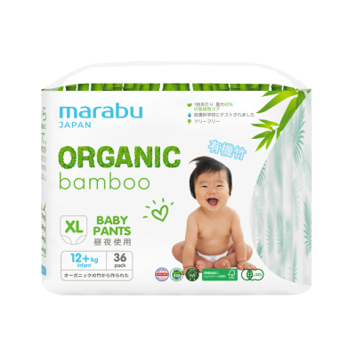 Изображение товара Трусики-подгузники Marabu Марабу Bamboo XL 12+ кг 36 шт