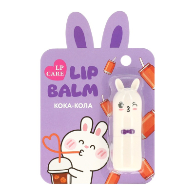 Изображение товара Бальзам для губ LP Care Bunny кола 3 г увлажнение защита нежная кожа