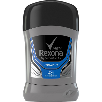 Изображение товара Антиперспирант-карандаш Rexona Men Motionsense Кобальт 50 мл для мужчин Изображение товара Антиперспирант-карандаш Rexona Men Motionsense Кобальт 50 мл для мужчин