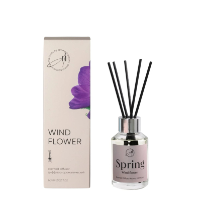 Изображение товара Ароматический диффузор Aroma Harmony Wind flower 60 мл для создания уюта и свежести