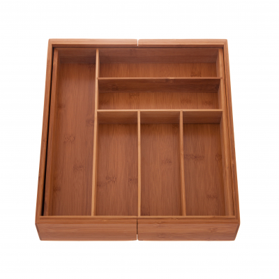 Изображение товара Подставка для столовых приборов раздвижная Kesper 5808-5 из бамбука Германия