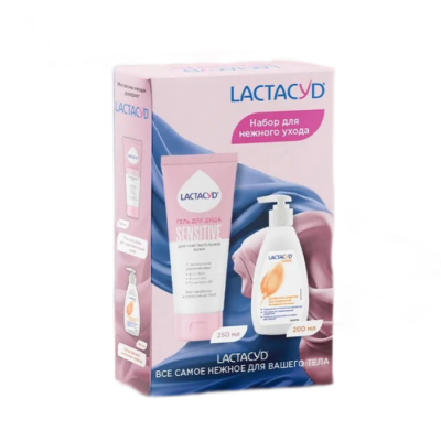 Изображение товара Подарочный набор Лактацид Нежный уход для чувствительной кожи