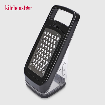 Изображение товара Многофункциональная терка Kitchenstar с боксом zf2402 Черная и серебристая
