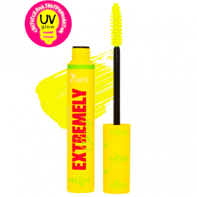Изображение товара Тушь для волос 7 Days №602, желтая, 10 мл
