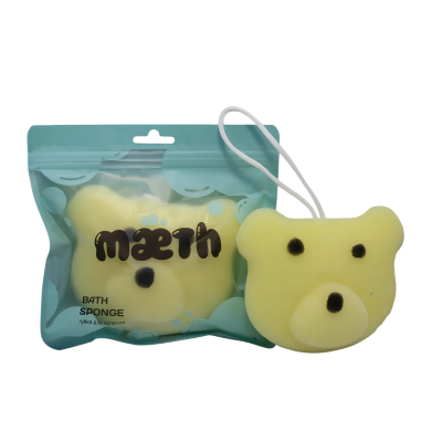 Изображение товара Губка для тела Maeth мишка жёлтый