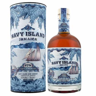 Изображение товара Ром Navy Island Navy Strength, подарочная упаковка, 0,7 л