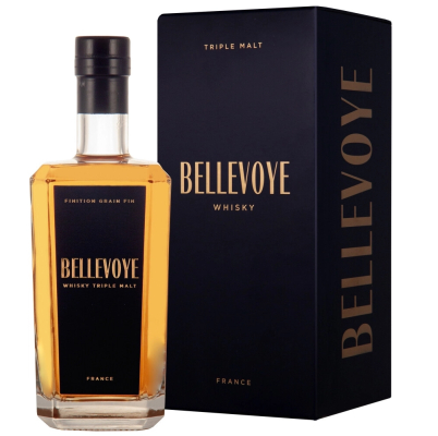 Изображение товара Виски купажированный Bellevoye Finition Grain Fin 0.7 л в подарочной упаковке