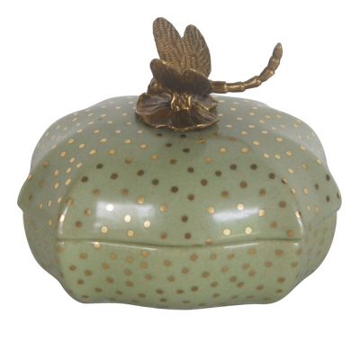 Изображение товара Шкатулка со стрекозой Glasar 14x10x10см