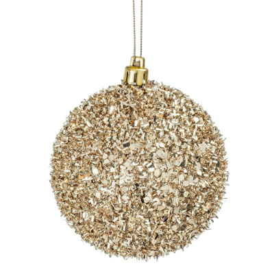 Изображение товара Шар новогодний Bizzotto Ny angelica шампань 8 см