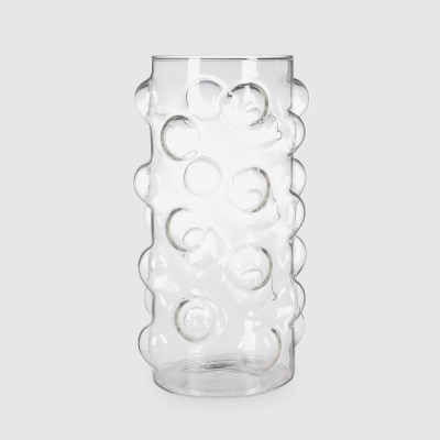 Изображение товара Стеклянная ваза Efe Glass 8х18 см для цветов и декора, Турция