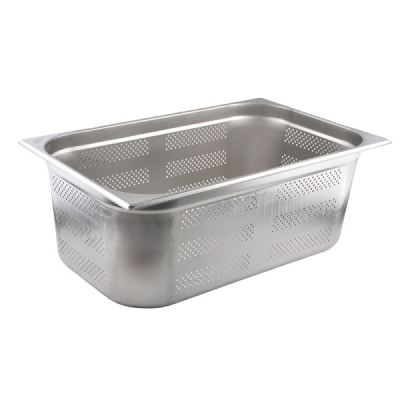 Изображение товара Гастроемкость MGSteel 1/1 нержавеющая сталь перфорированная 200 мм 27,8 л