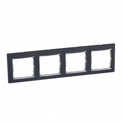 Изображение товара Монтажная рамка Legrand Valena 770394 ноктюрн/серебро