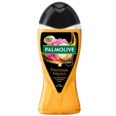 Изображение товара Гель для душа женский Palmolive Роскошь масел с маслом Макадамии и экстрактом Пиона, 250 мл