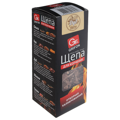Изображение товара Щепа Grifon для копчения 1 куб дм. 5 видов ДУБ