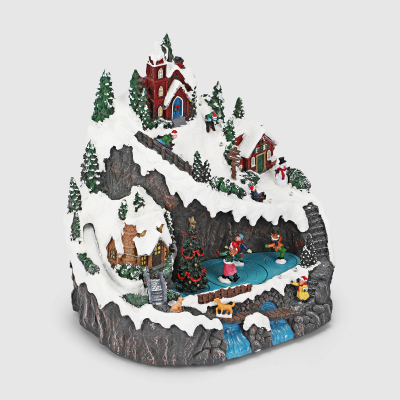 Изображение товара Зимний сувенир с LED подсветкой 33x26x33 см новогодний декор