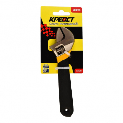 Изображение товара Ключ разводной КРЕОТ 150 мм универсальный инструмент