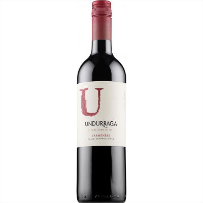 Изображение товара Красное сухое вино Undurraga Carmenere Central Valley 0,75 л Изображение товара Красное сухое вино Undurraga Carmenere Central Valley 0,75 л