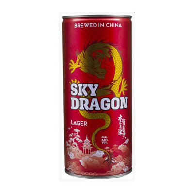 Изображение товара Пиво светлое Фильтрованное Пастеризованное Sky Dragon Lager 1 Л Ж/Б
