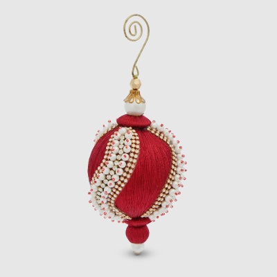 Изображение товара Подвеска на елку Edg Burgundy 8 см