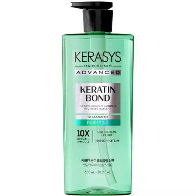 Изображение товара Шампунь KeraSys advanced keratin bond 600 мл для поврежденных и окрашенных волос Изображение товара Шампунь KeraSys advanced keratin bond 600 мл для поврежденных и окрашенных волос